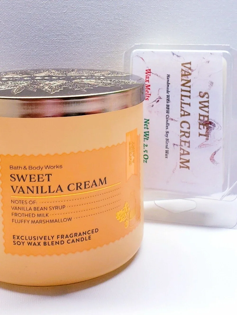 SWEET VANILLA CREAM -Bath & Body Works Candle Wax Melts- $8 per pack